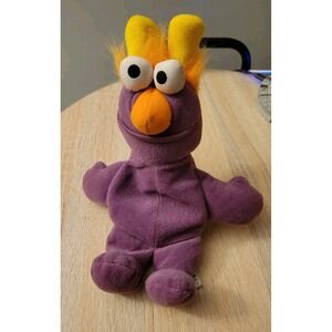 Sesame Street Honker Plush Purple Soft Stuffed Beanbag Toy Beanie 8in - B‎